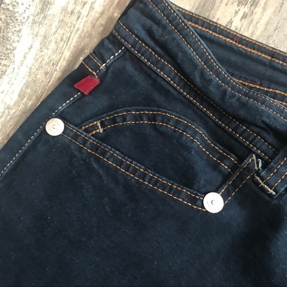 Fire Shawna Ankle Zip Dark Wash Skinny Jeans Jr Size 11 - Picture 6 of 11